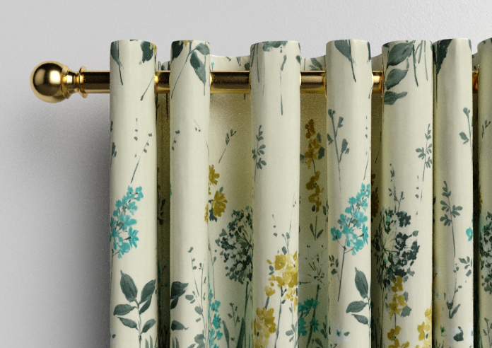 Wild Meadow, Pistachio - Made to Measure Curtains - Image 12